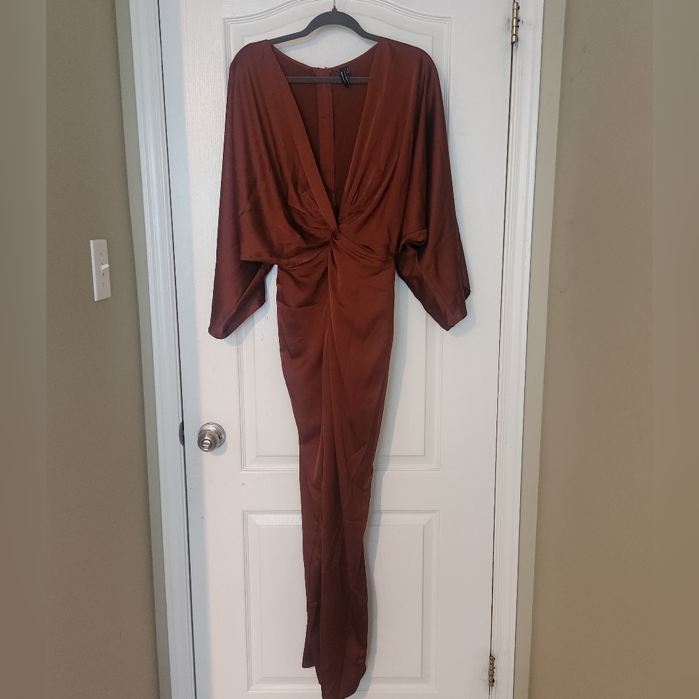 Marciano Copper Midi Dress
